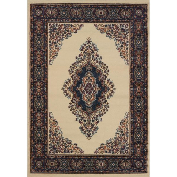 Homeric 7 ft. 10 in. x 10 ft. 6 in. Manhattan Cathedral Oversize RugBurgundy HO858164